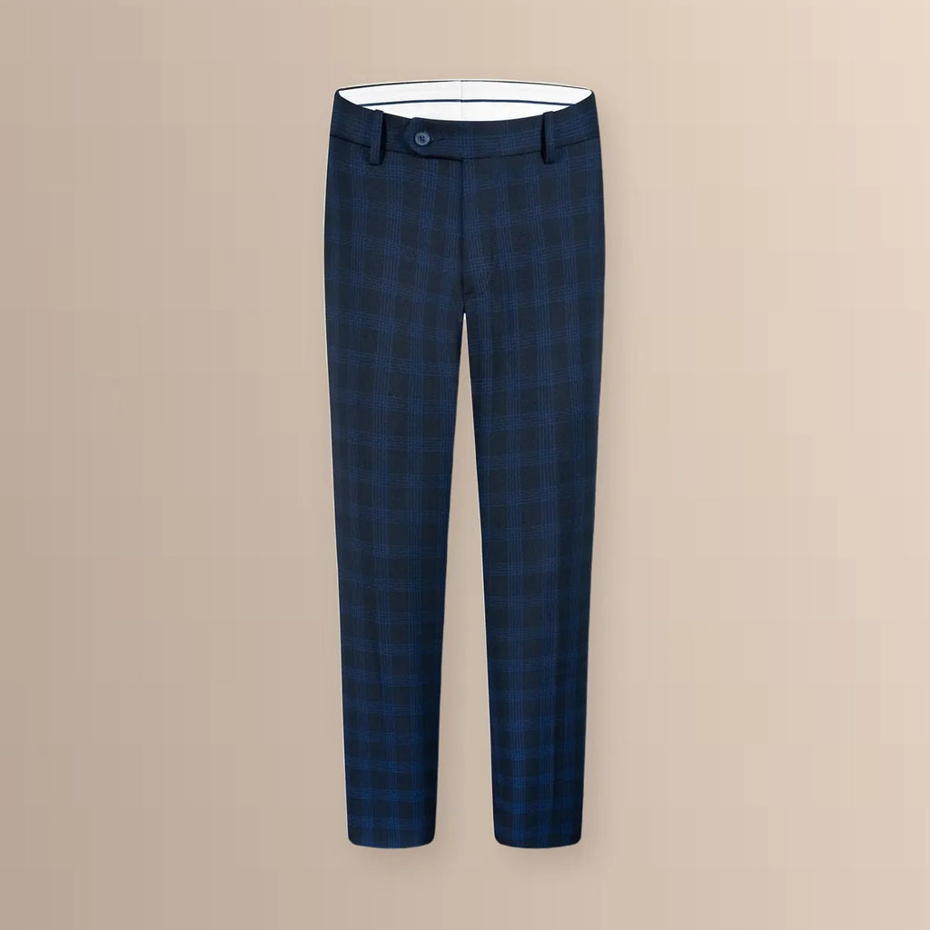 Vestido Classic Fit Azul Oscuro Lana 100% Brooks Brothers VE04284 - Detalle pantalón