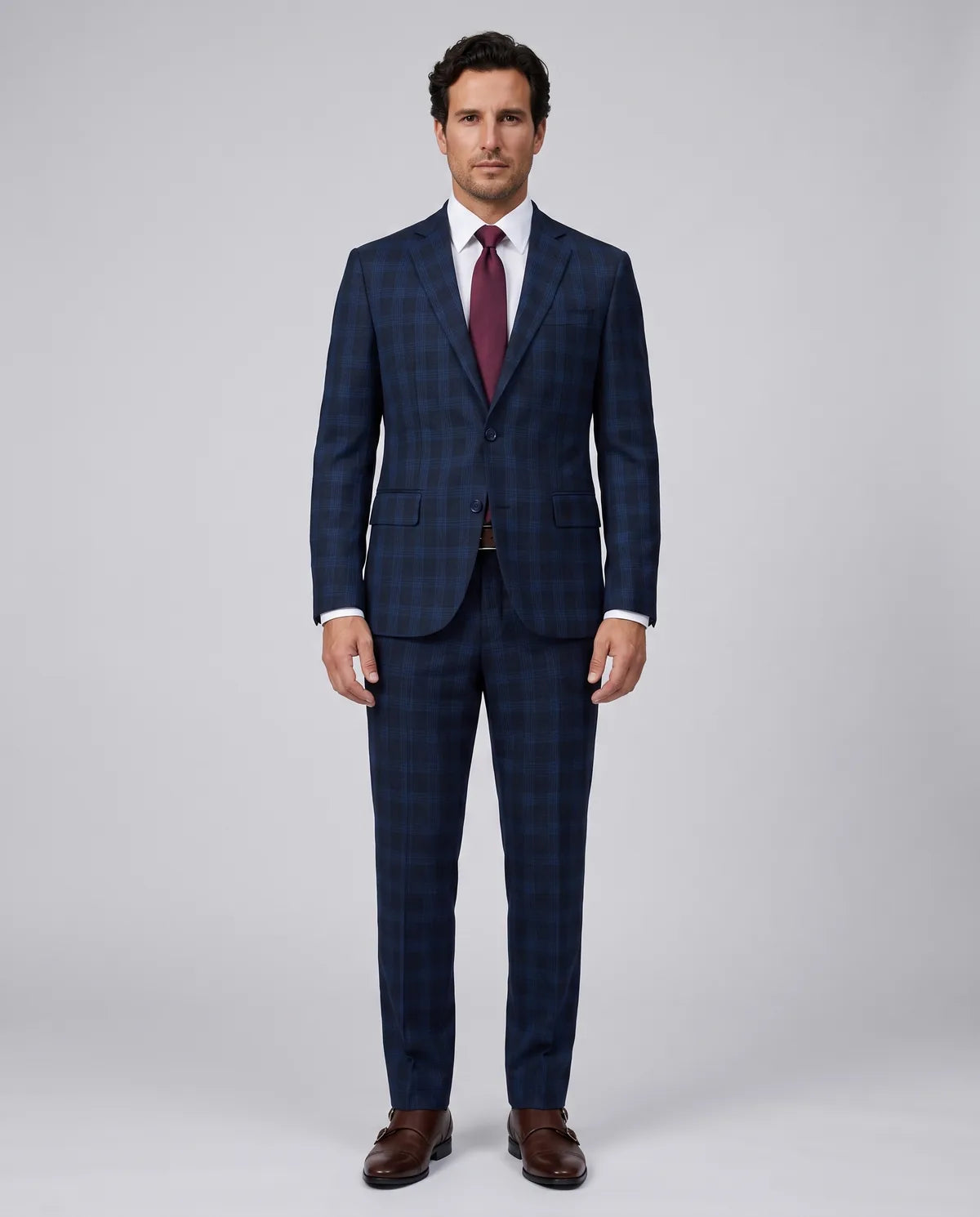 Vestido Classic Fit Azul Oscuro Lana 100% Brooks Brothers VE04284 Imagen secundaria del producto