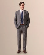Vestido Classic Fit Gris Claro Lana 100% Brooks Brothers VE04286 - (único) - Lifestyle editorial