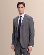 Vestido Classic Fit Gris Claro Lana 100% Brooks Brothers VE04286 - (único) - Modelo cuerpo completo