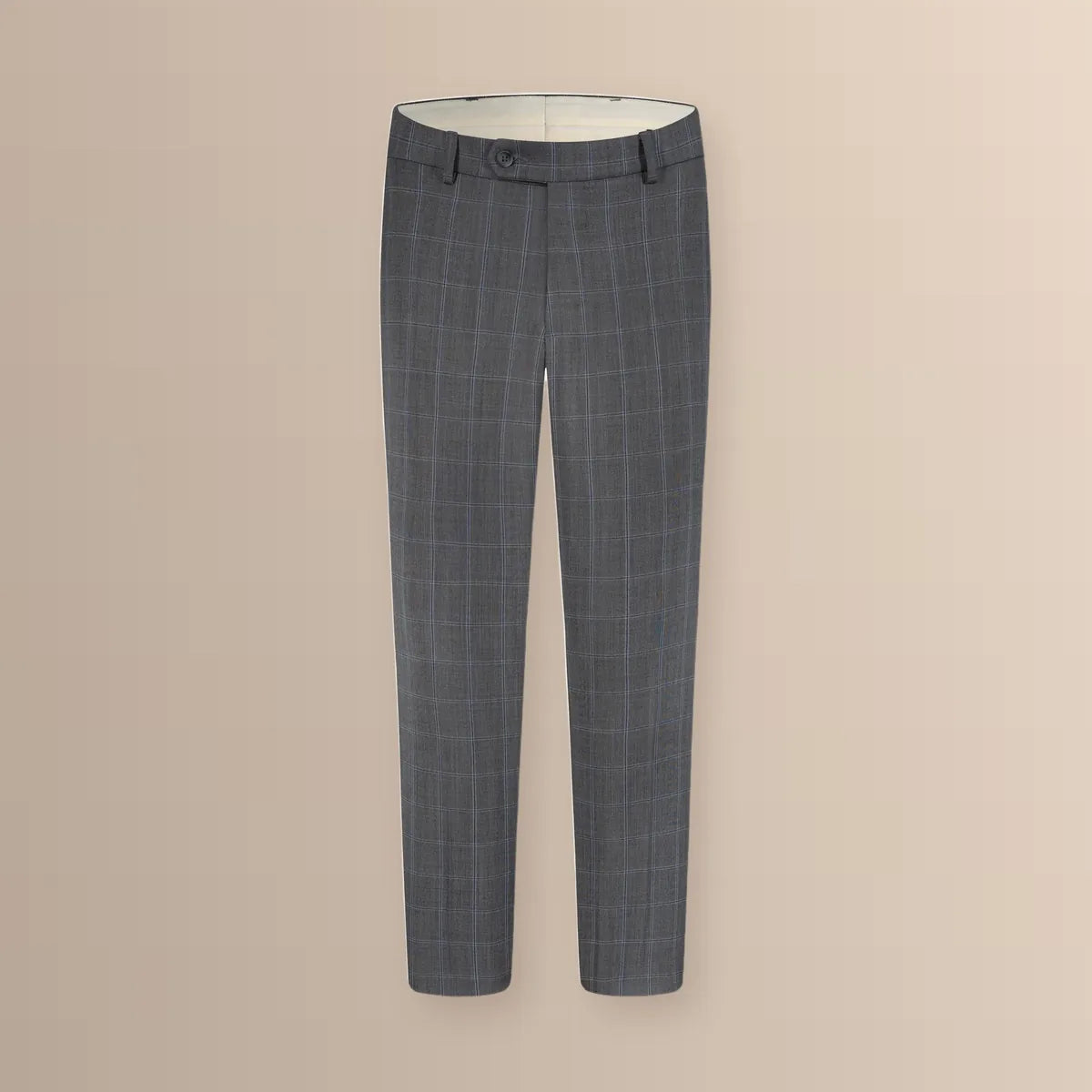 Vestido Classic Fit Gris Claro Lana 100% Brooks Brothers VE04286 - Detalle pantalón