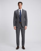 Vestido Classic Fit Gris Claro Lana 100% Brooks Brothers VE04286 - (único) - Modelo cuerpo completo