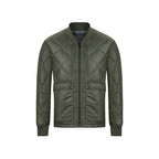 Chaqueta Quilted Perry Ellis CH00121 - Verde Oscuro - Frente ghost mannequin