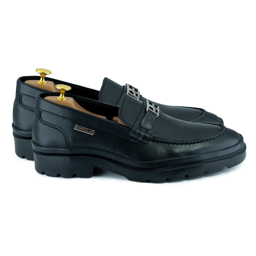 Zapato Formal Loafer Perry Ellis ZF00119 - Negro - Swatch