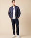 Chaqueta Quilted Perry Ellis CH00121 - Azul Oscuro - hombre plano medio