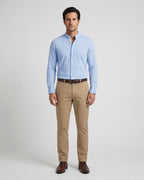 Camisa Sport Cuello Mao Austin Reed CS00926 - Azul Claro - Modelo cuerpo completo