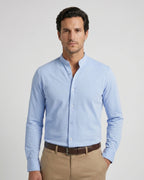 Camisa Sport Austin Reed CS00926 - Azul Claro - Modelo plano americano lookbook