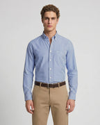 Camisa Sport Guy Laroche CS00815 - Azul Medio - Modelo plano americano lookbook