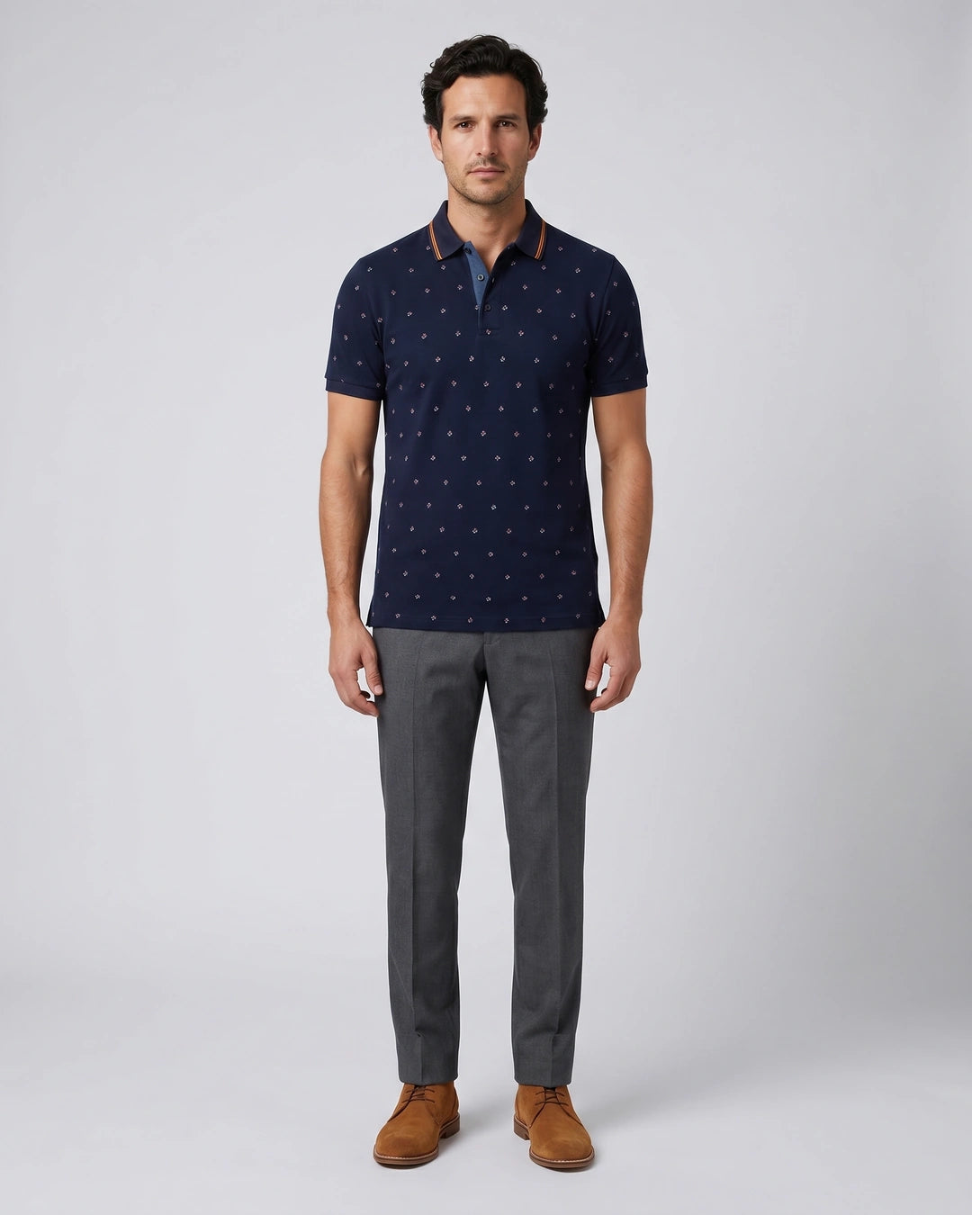 Camiseta Polo Classic Fit Perry Ellis CM00135 Imagen secundaria del producto