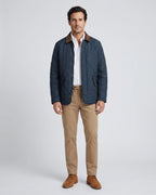 Chaqueta Acolchada (Diamond Liner) Brooks Brothers CH00131 - Azul Oscuro - Modelo cuerpo completo
