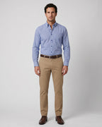 Camisa Sport Guy Laroche CS00681G - Azul Oscuro - Modelo cuerpo completo