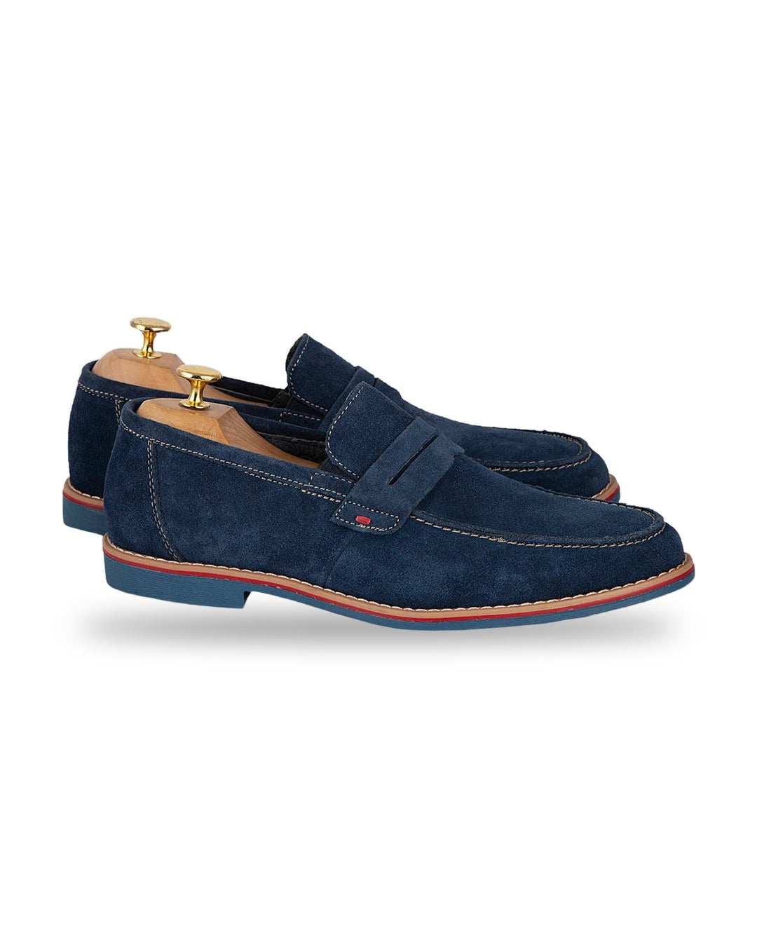 Zapato Loafer Casual Austin Reed ZA00102 - Azul Oscuro - Packshot fondo blanco 3/4
