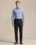 Camisa Formal Classic Fit Cuadros Spread Collar Guy Laroche CC00963 - Azul Oscuro - Modelo cuerpo completo