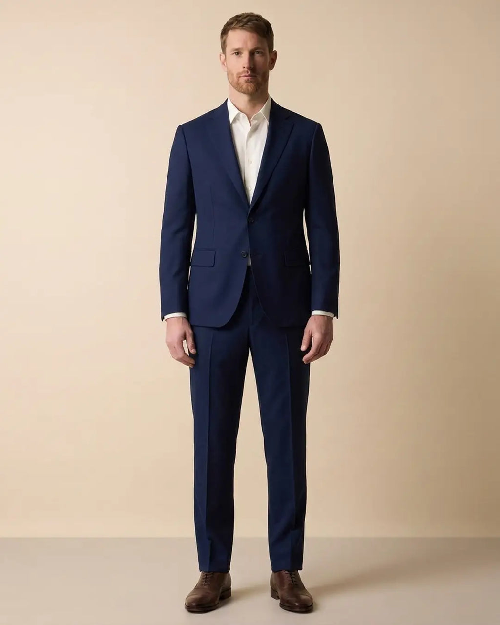 Vestido Classic Fit Brooks Brothers VE00000B-BB - Azul Oscuro - Modelo cuerpo completo