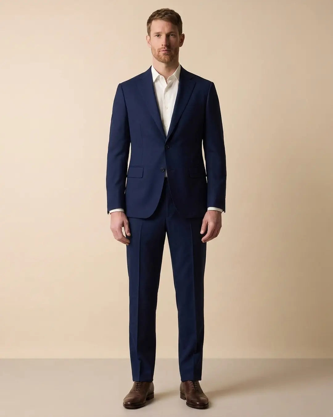 Vestido Classic Fit Brooks Brothers VE00000B-BB - Azul Oscuro - Modelo cuerpo completo