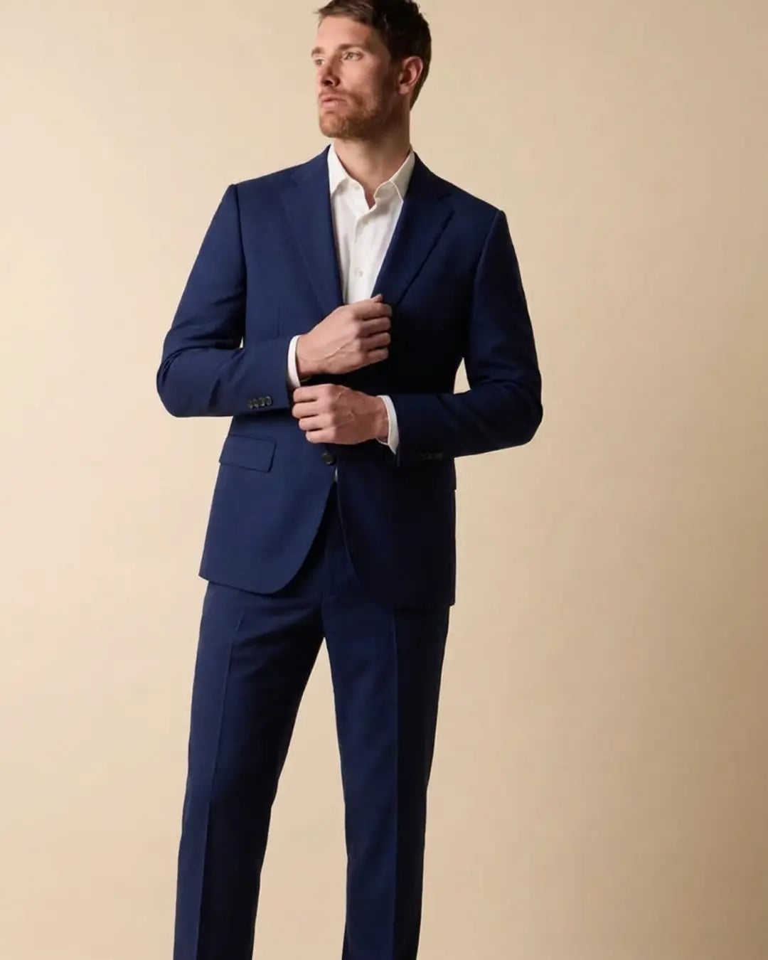 Vestido Classic Fit Brooks Brothers VE00000B-BB - Azul Oscuro - Modelo frente medio