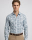 Camisa Sport Perry Ellis CS00908 - Azul Oscuro - Modelo plano americano lookbook