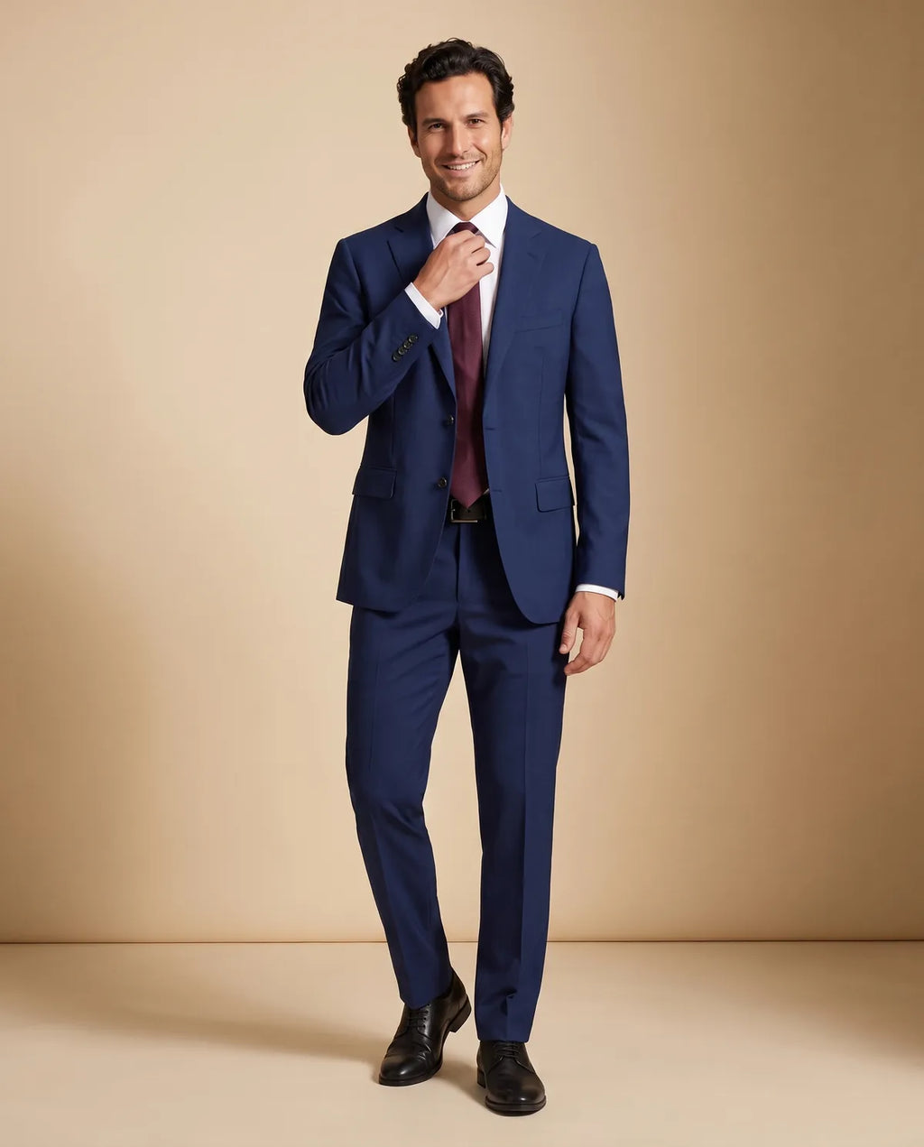 Vestido Slim Fit Brooks Brothers VE00000C-BB - Azul Oscuro - Lifestyle editorial