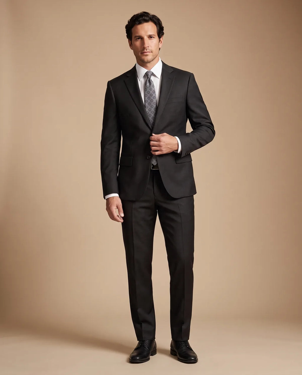 Vestido Slim Fit Brooks Brothers VE00000C-BB - Negro - Lifestyle editorial
