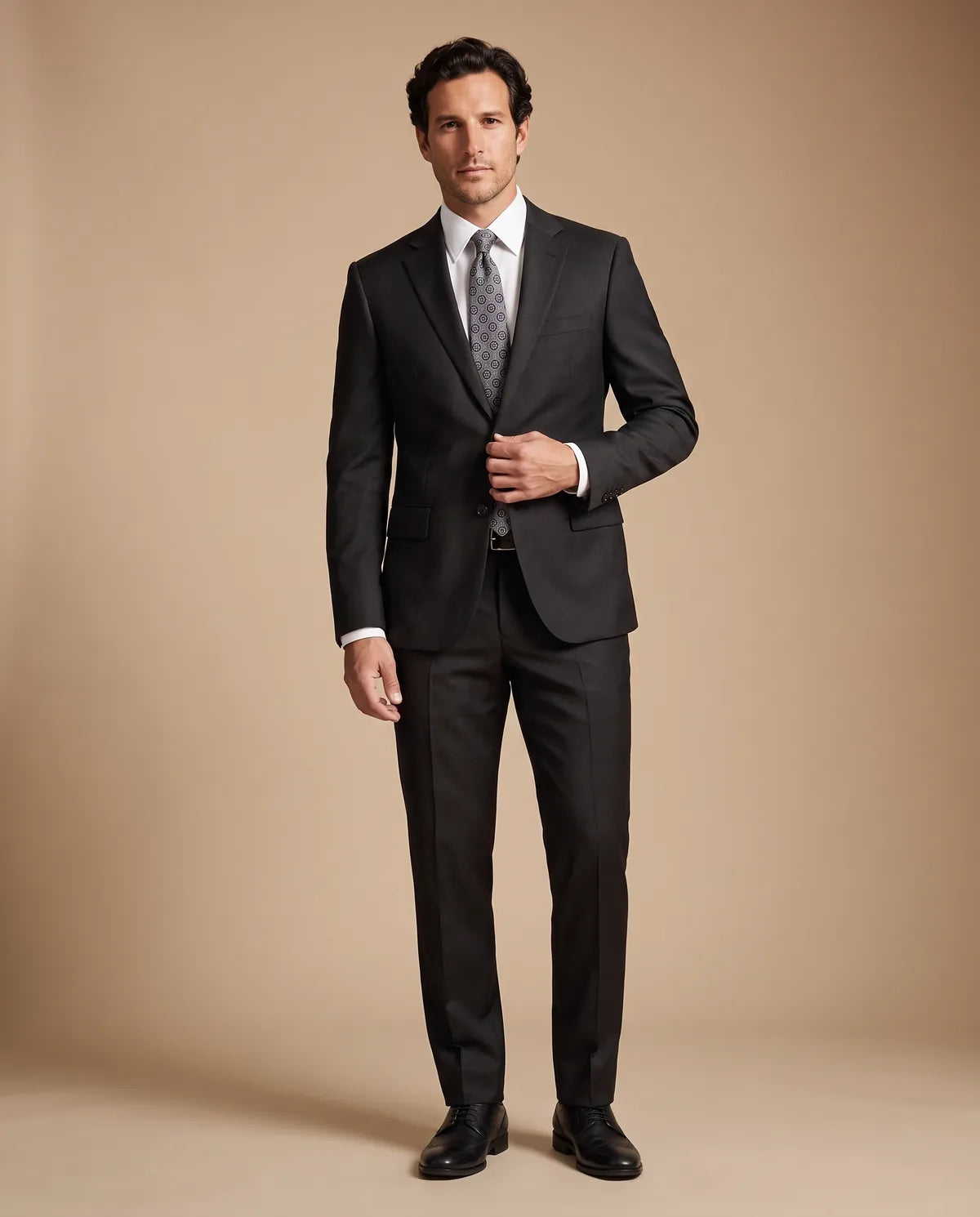 Vestido Slim Fit Brooks Brothers VE00000C-BB - Negro - Lifestyle editorial