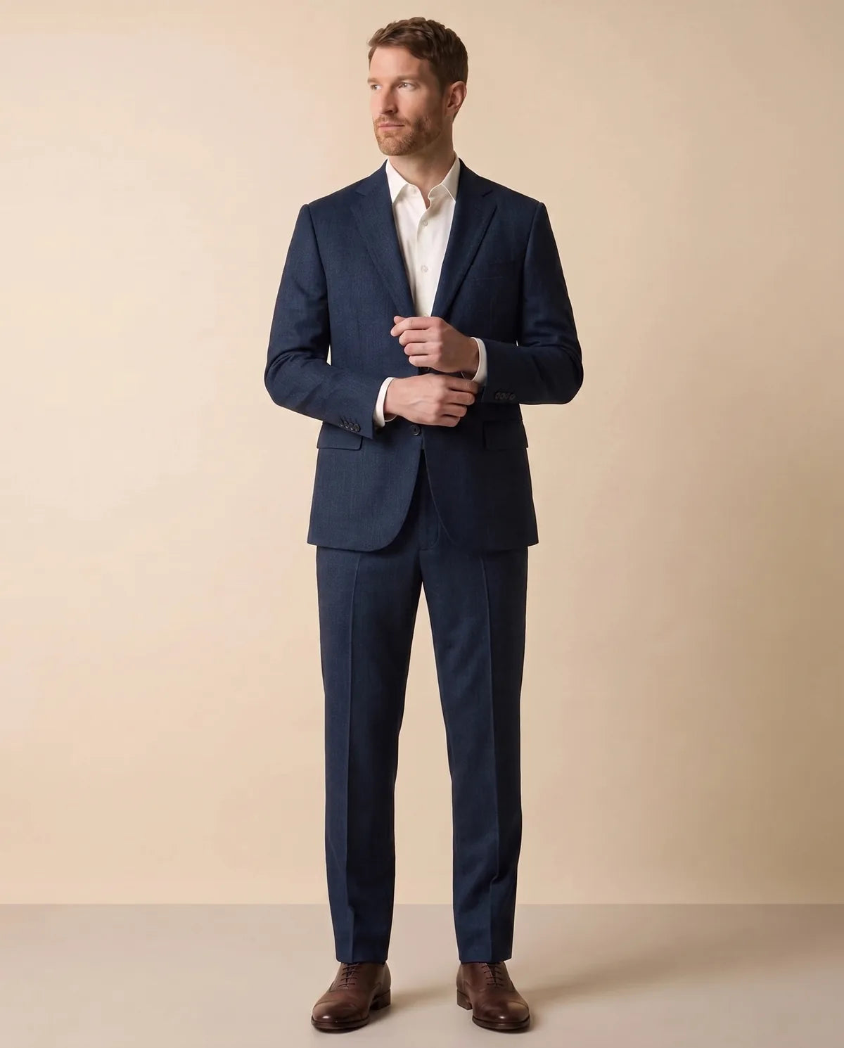 Vestido Classic Fit Azul Oscuro Lana 100% Brooks Brothers VE04279 Imagen secundaria del producto