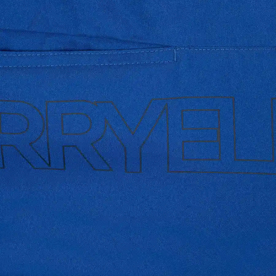 Pantaloneta de Baño Perry Ellis BE00080 - Azul Medio - Detalle logo