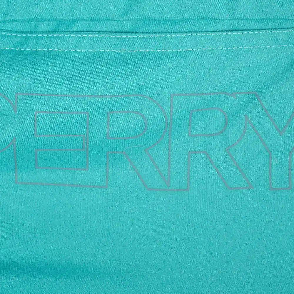 Pantaloneta de Baño Perry Ellis BE00080 - Verde Claro - Detalle logo