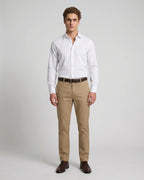 Camisa Sport Spread Collar Perry Ellis CS00699B - Blanco - Modelo cuerpo completo