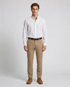 Camisa Sport Perry Ellis CS00875P - Blanco - Modelo cuerpo completo
