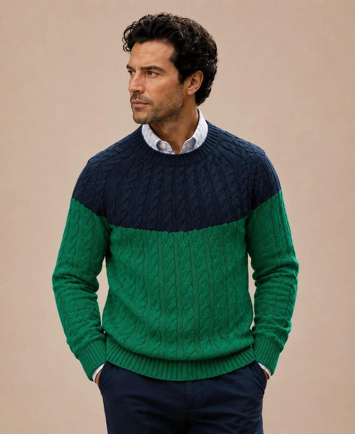 Cable Sweater Brooks Brothers SW00127