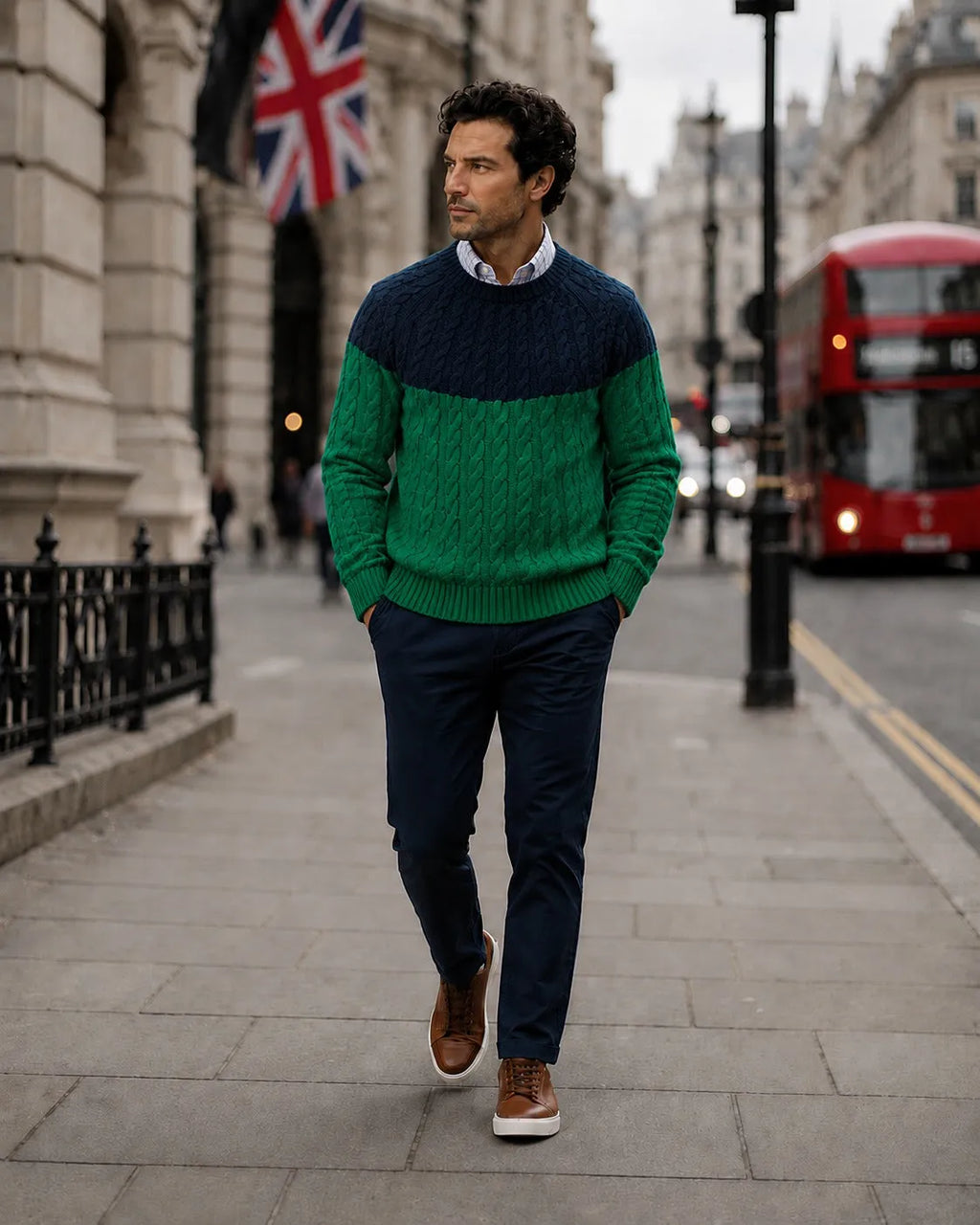 Cable Sweater Brooks Brothers SW00127