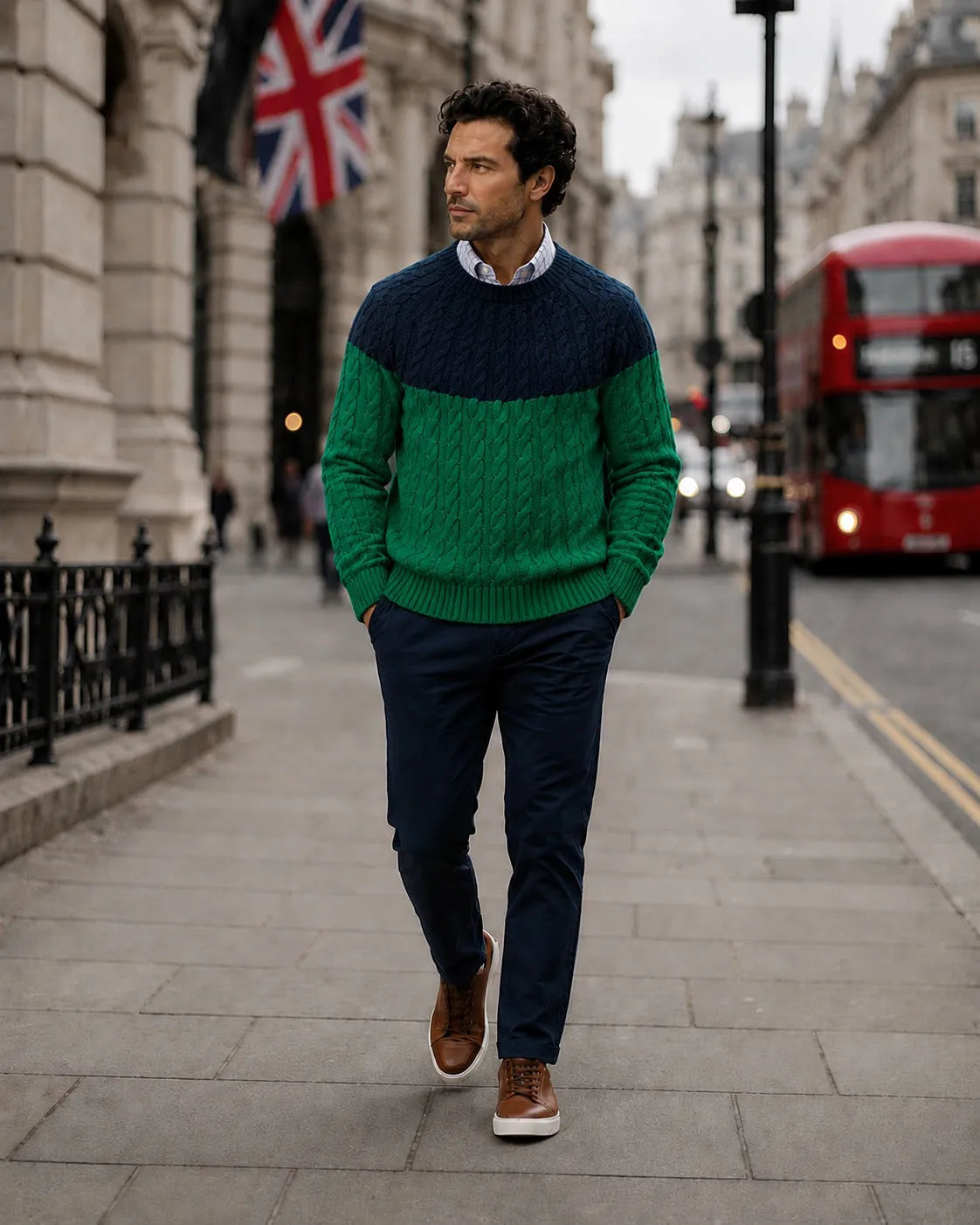 Cable Sweater Brooks Brothers SW00127