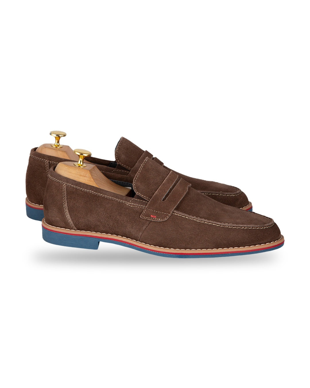Zapato Loafer Casual Austin Reed ZA00102 - Cafe Oscuro - Packshot fondo blanco 3/4 Imagen principal del producto