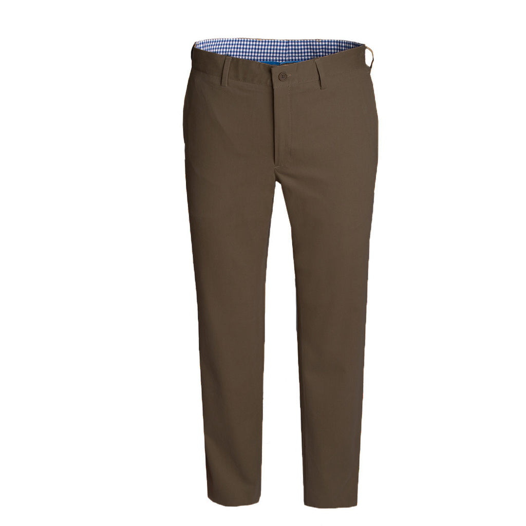 Pantalón Classic Fit Guy Laroche PS00129S - Cafe Oscuro - Detalle pantalón