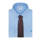 Camisa Formal Classic Fit Spread Collar Brooks Brothers CC00894GBB - Azul Medio - Frente ghost mannequin