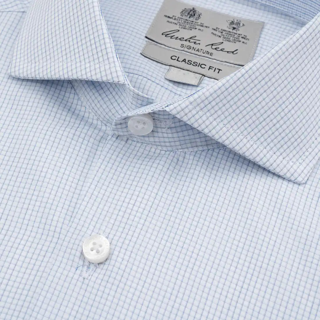 Camisa formal Austin Reed color azul claro CC01065 Imagen secundaria del producto