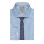 Camisa Formal Classic Fit Azul Spread Collar Austin Reed CC01066