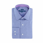 Camisa Formal Classic Fit Spread Collar Perry Ellis CC00998 - Lila - Detalle cuello