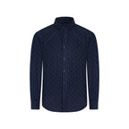 Camisa Sport Azul Classic Fit Perry Ellis CS00956