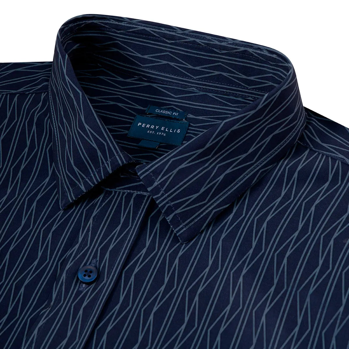 Camisa Sport Azul Classic Fit Perry Ellis CS00956 Imagen secundaria del producto