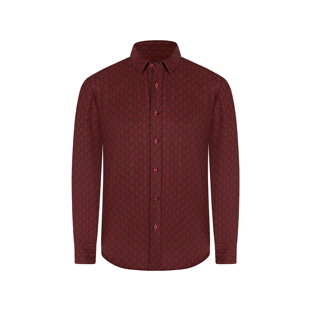 Camisa Sport Azul Classic Fit Perry Ellis CS00957