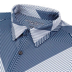 Camisa Sport Azul Medio Classic Fit Perry Ellis CS00902
