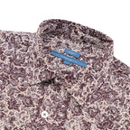 Camisa Sport Azul Classic Fit Perry Ellis CS00908 - Vino - Detalle cuello