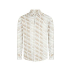 Camisa Sport Beige Claro Classic Fit Perry Ellis CS00910