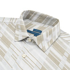Camisa Sport Beige Claro Classic Fit Perry Ellis CS00910