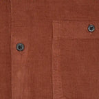 Camisa Sport Beige Classic Fit Perry Ellis CS00913 - Vinotinto - Detalle botón