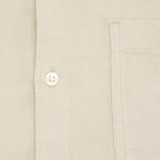 Camisa Sport Beige Classic Fit Perry Ellis CS00913 - Habano Claro - Detalle botón