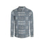 Camisa Sport Gris Classic Fit Perry Ellis CS00917 - Frente ghost mannequin