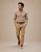 Camisa Sport Cuadros Button Down Collar Classic Fit Non Iron Brooks Brothers CS00960 - Modelo cuerpo completo