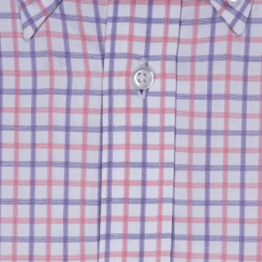 Camisa Sport Cuadros Button Down Collar Classic Fit Brooks Brothers CS00953 - Detalle textura